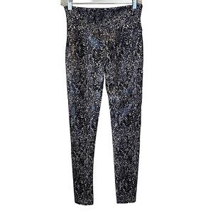 SPANX Faux Leather Snake Shine Leggings